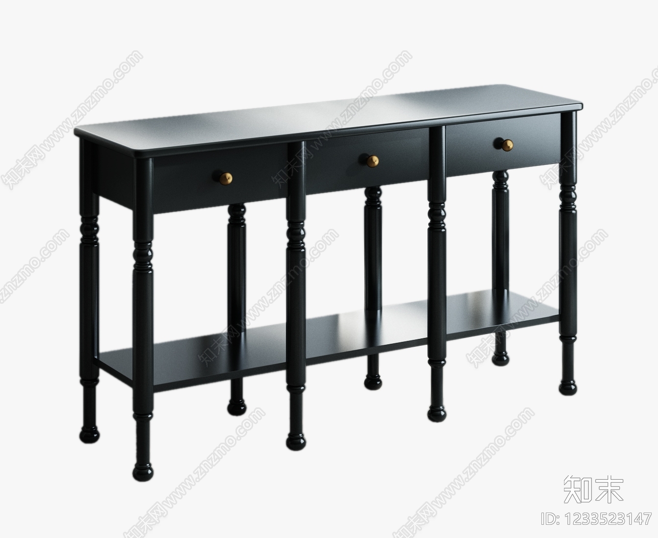 中古风条案SU模型下载【ID:1233523147】