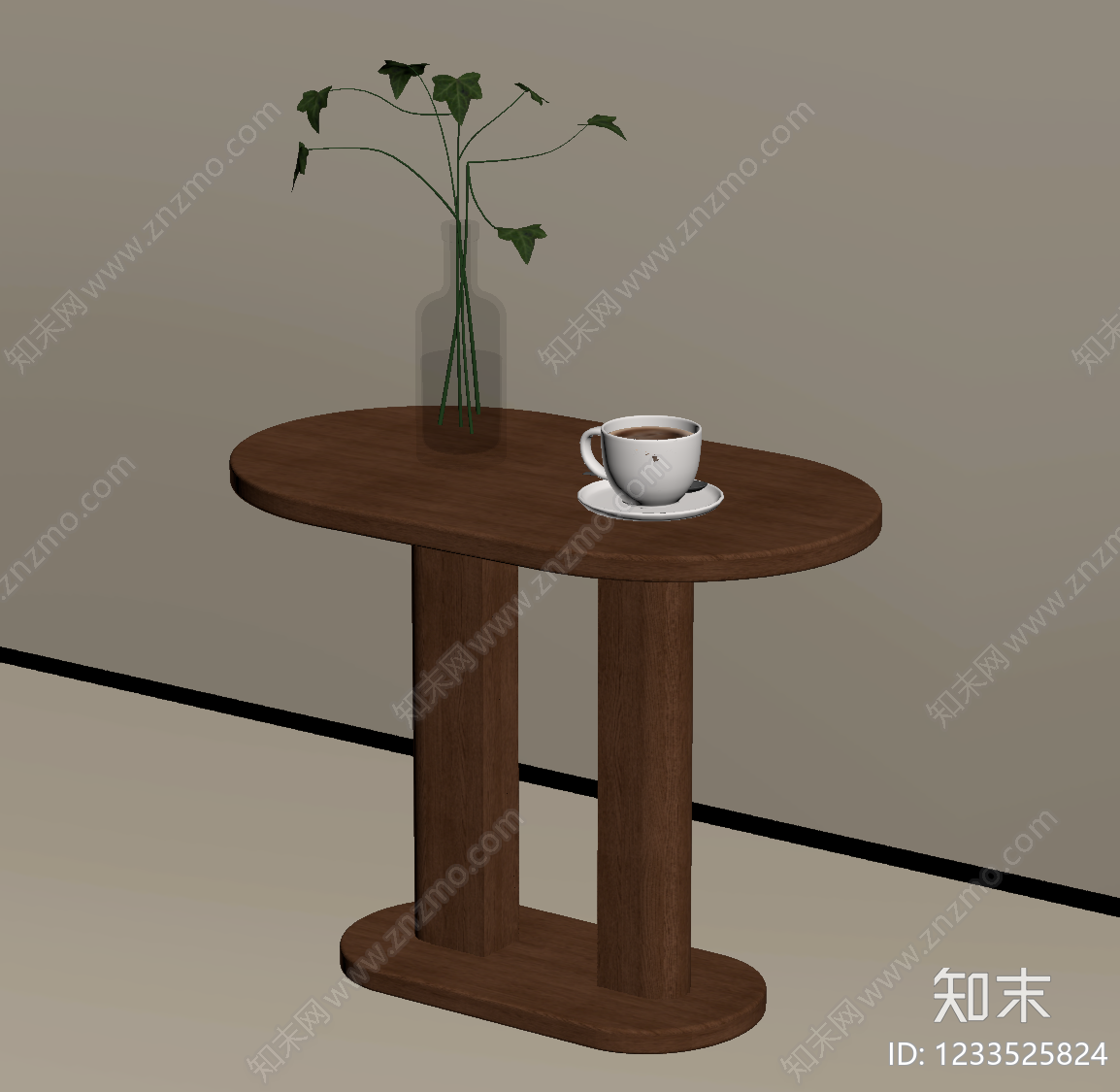 中古风边几SU模型下载【ID:1233525824】
