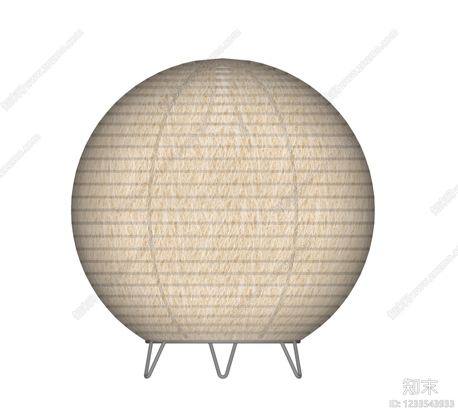 日式台灯SU模型下载【ID:1233543933】