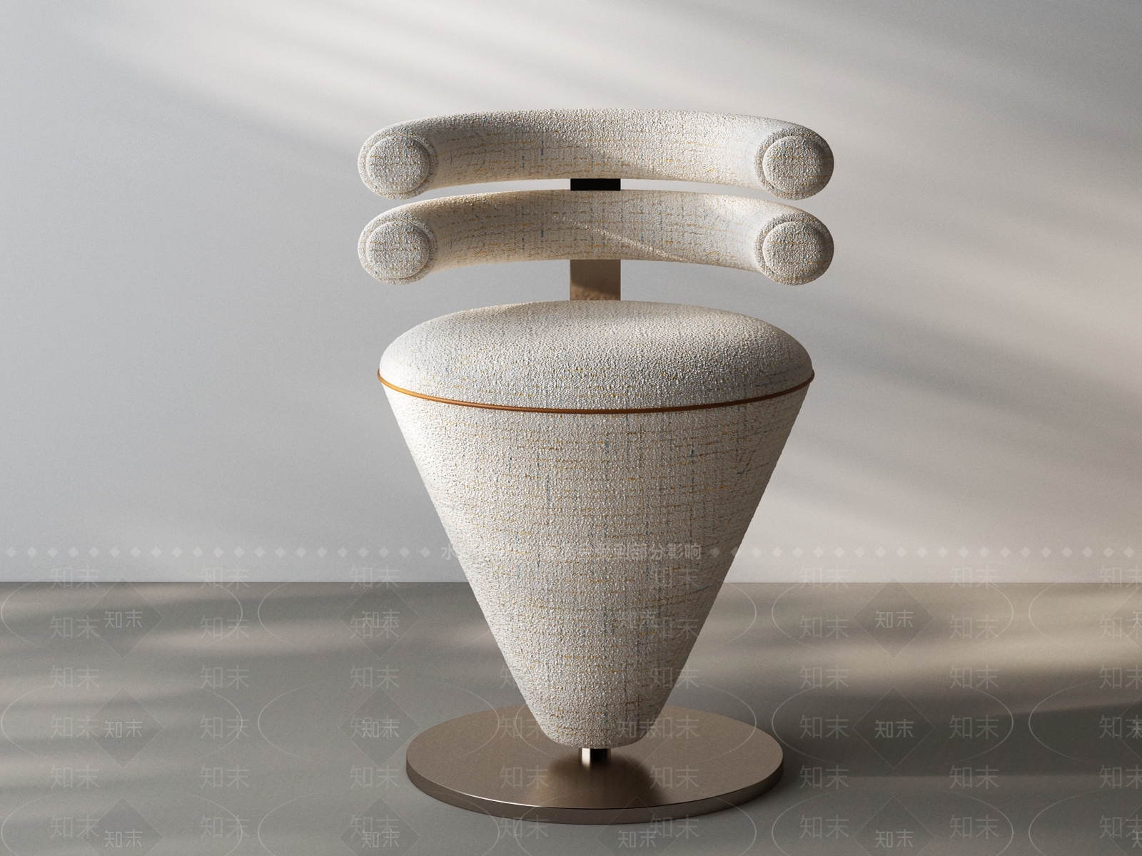 意式极简休闲椅3D模型下载【ID:1233550872】