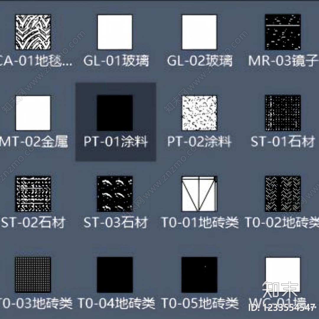 填充图案CAD图纸