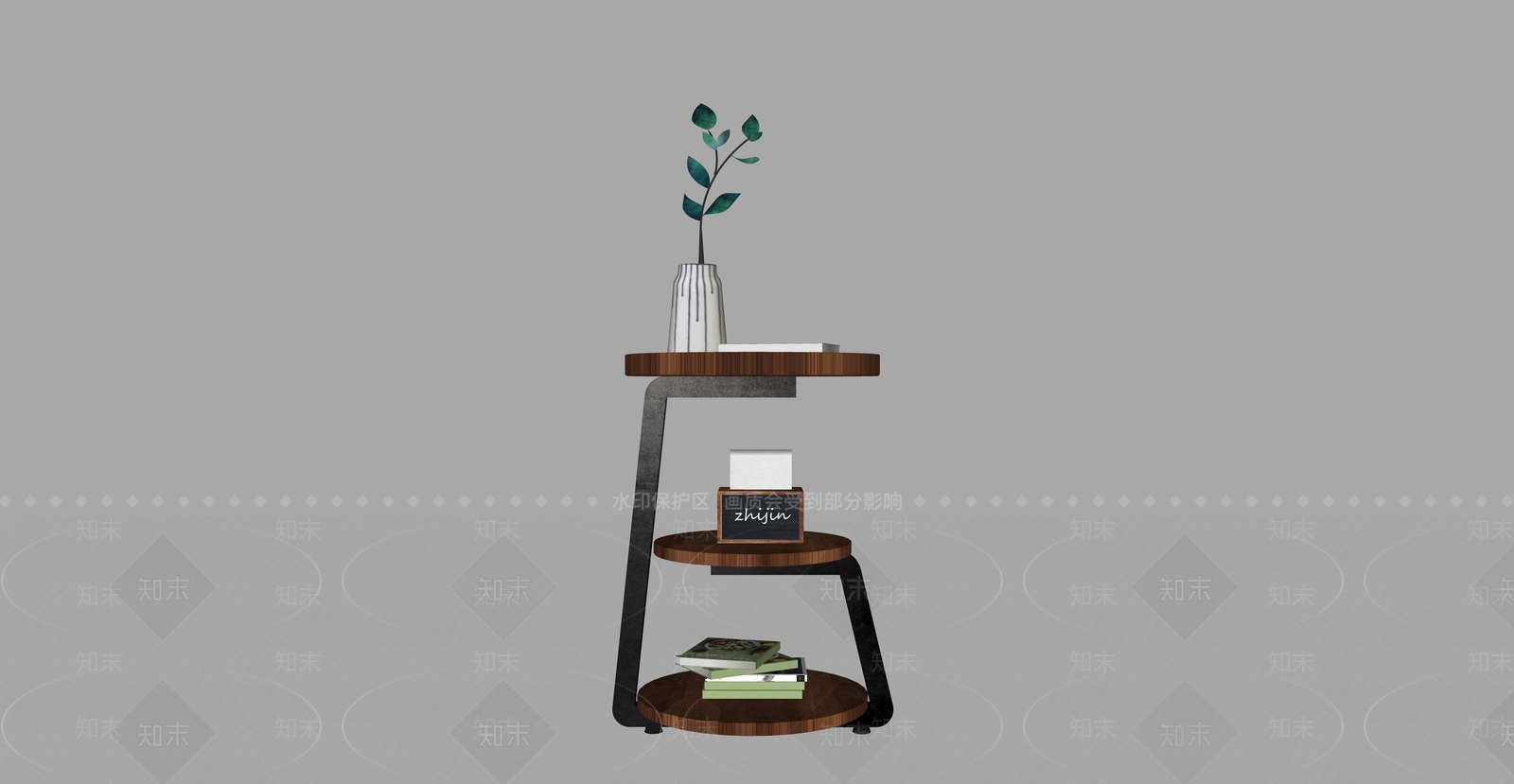 现代简约边几SU模型下载【ID:1233567195】