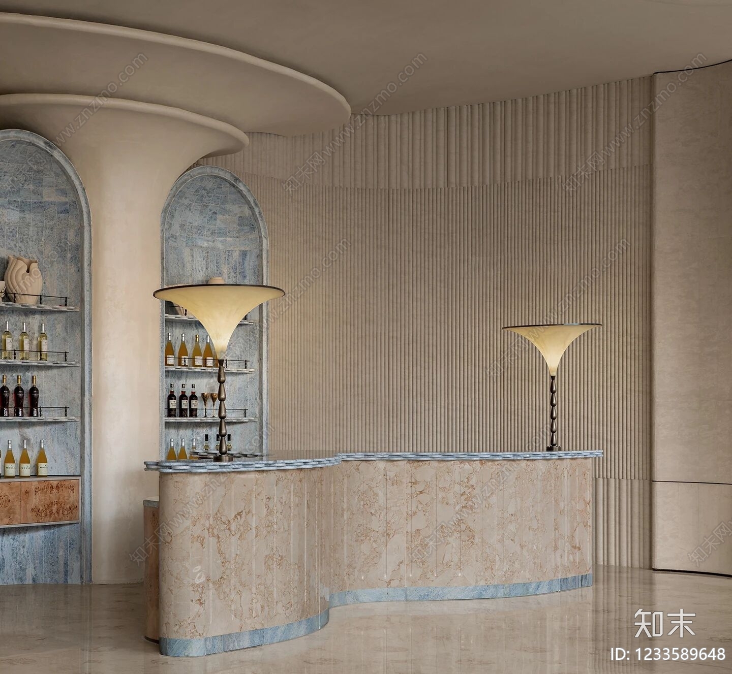 售楼处cad施工图下载【ID:1233589648】