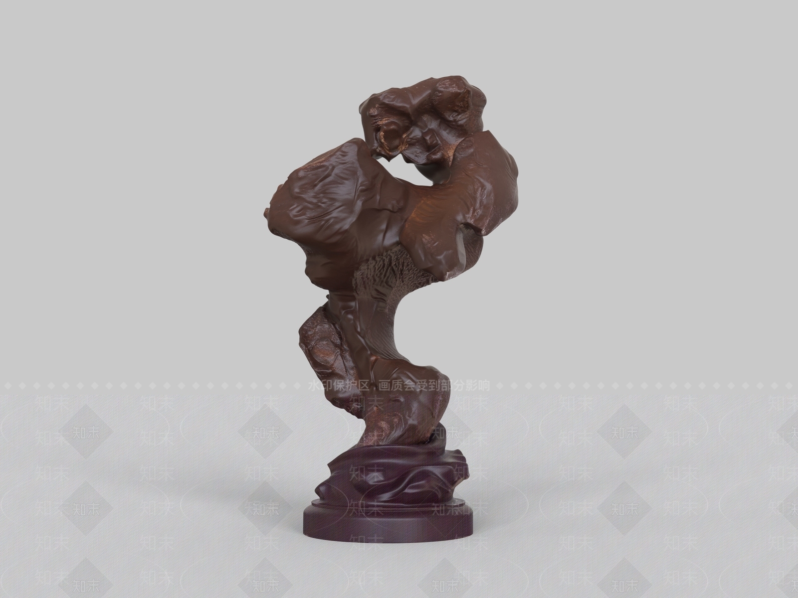 中式雕塑摆件3D模型下载【ID:1233596870】