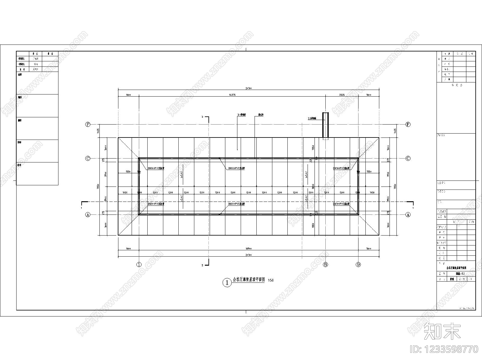 小区廊架cad施工图下载【ID:1233598770】
