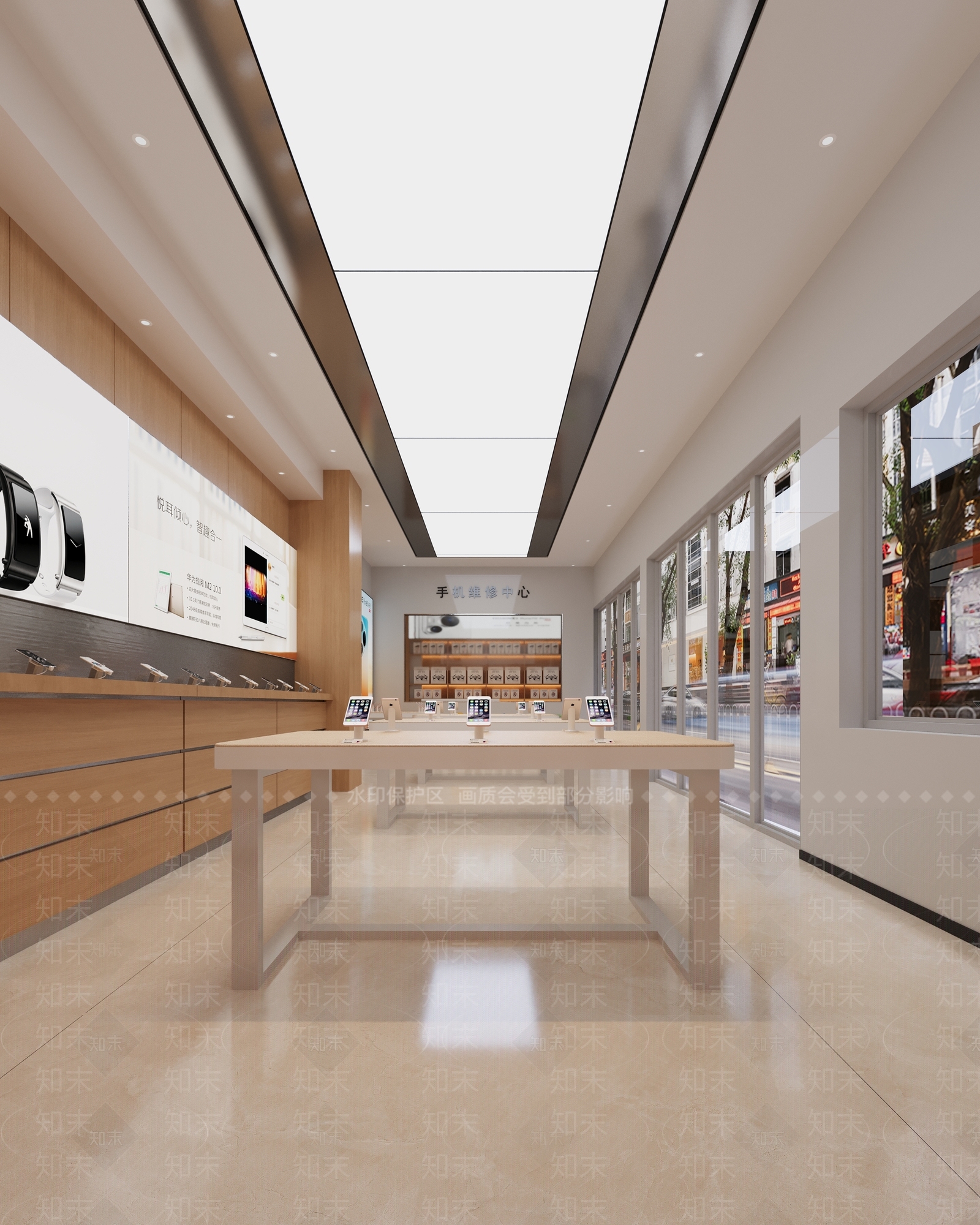 现代简约数码店3D模型下载【ID:1233605425】