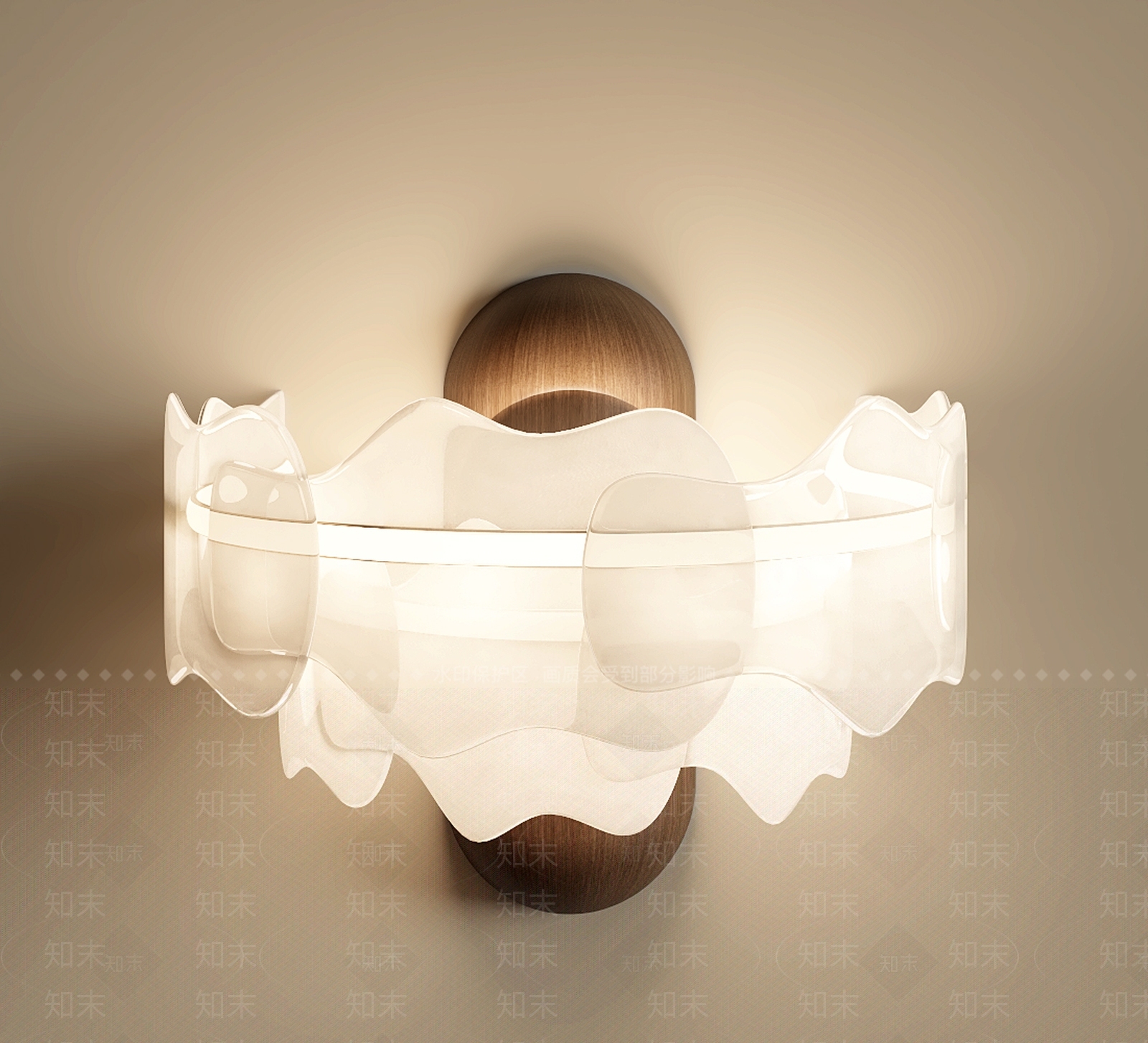 现代壁灯3D模型下载【ID:1233607107】