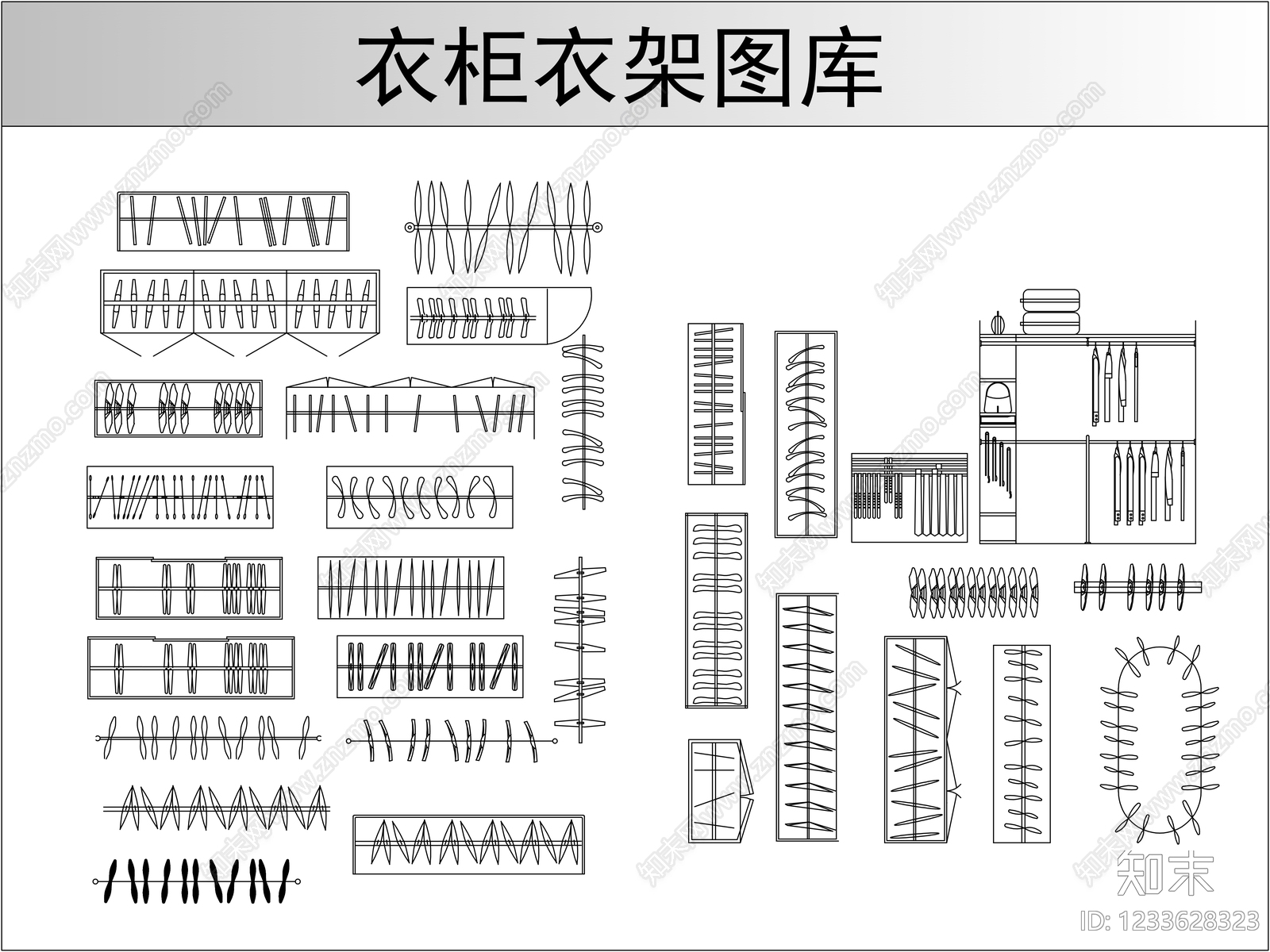 柜子cad施工图下载【ID:1233628323】
