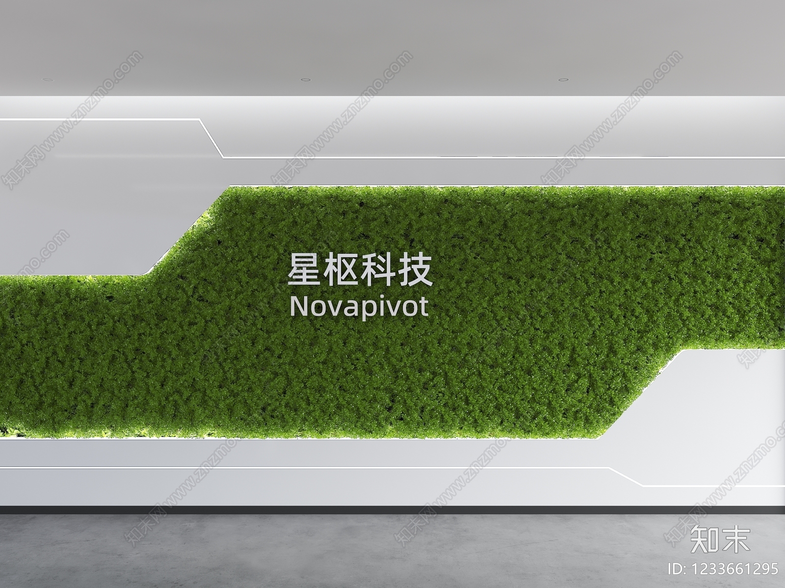 形象墙3D模型下载【ID:1233661295】