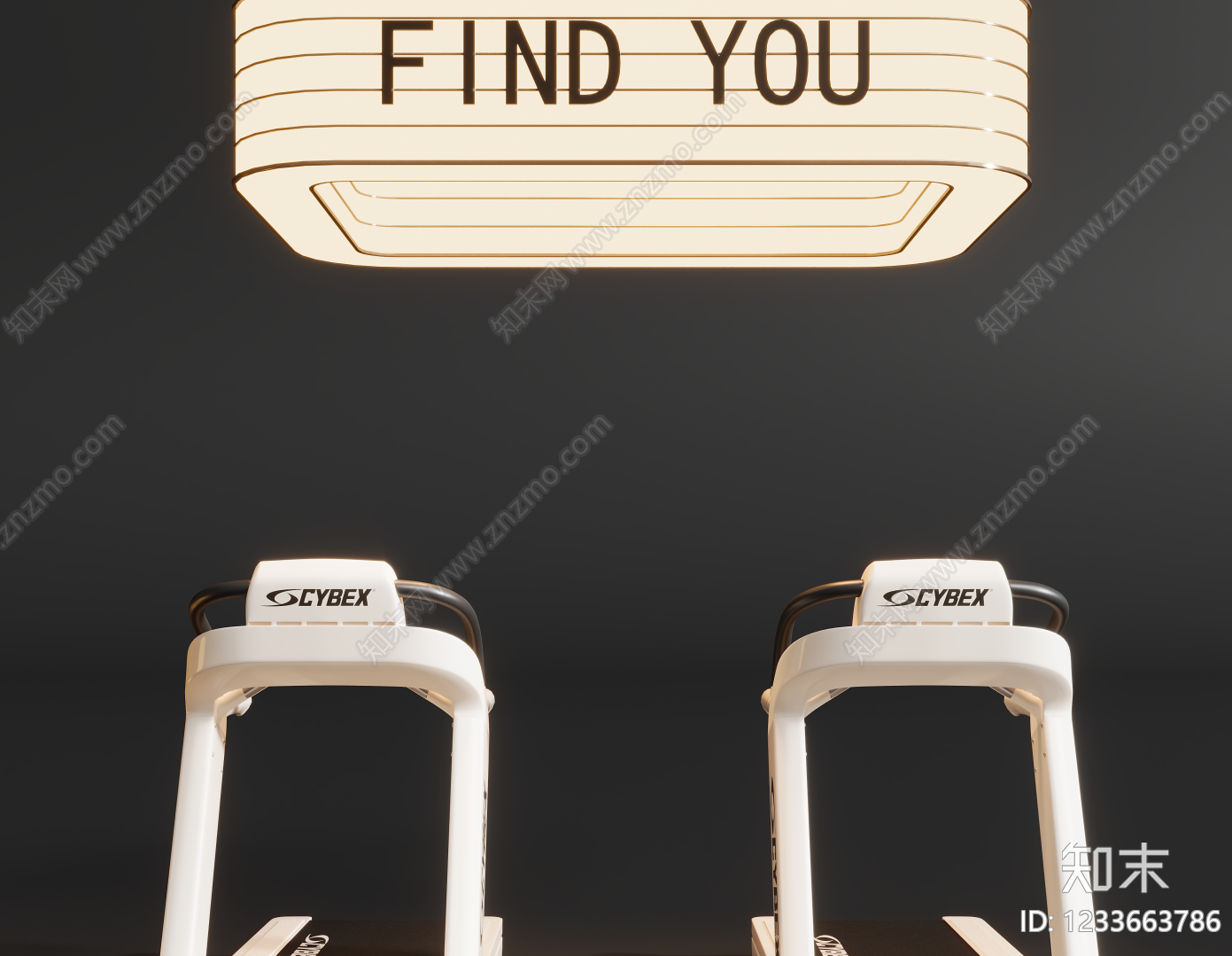 现代简约运动器材3D模型下载【ID:1233663786】