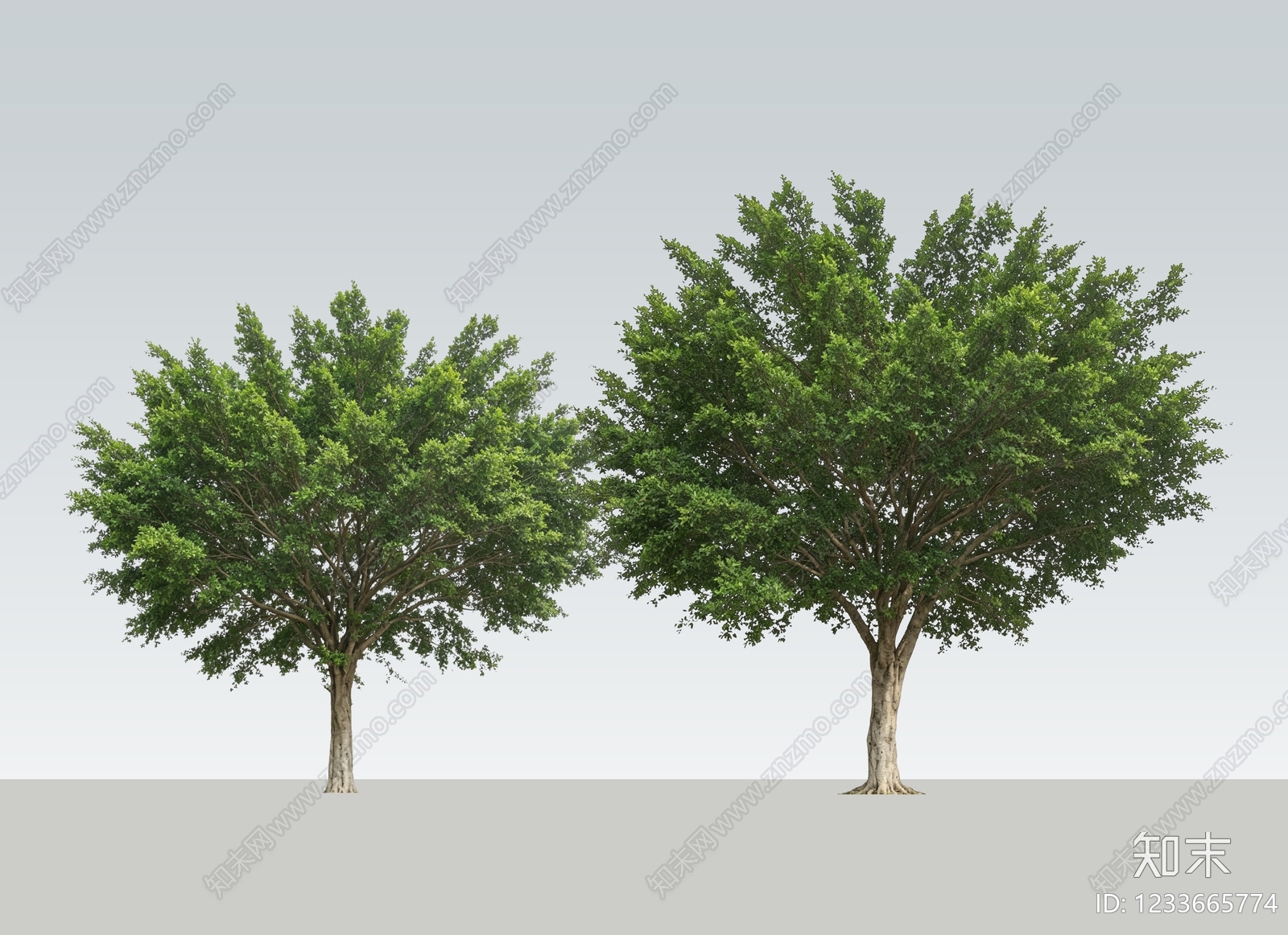 乔木SU模型下载【ID:1233665774】
