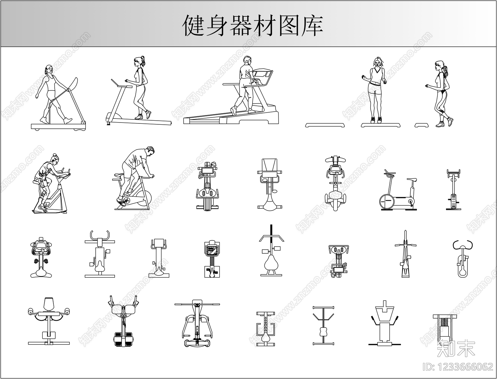 运动器材cad施工图下载【ID:1233666062】