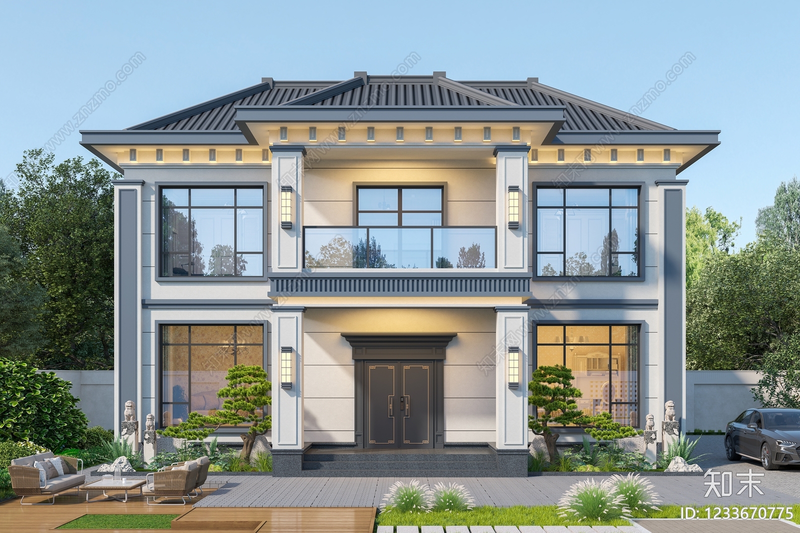 五居及以上cad施工图下载【ID:1233670775】