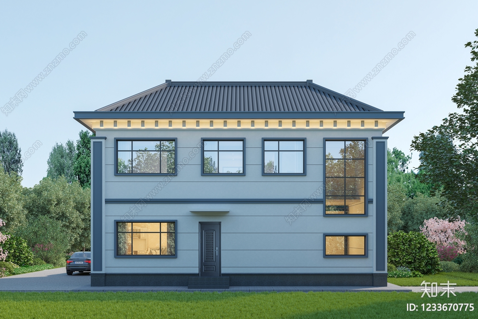 五居及以上cad施工图下载【ID:1233670775】
