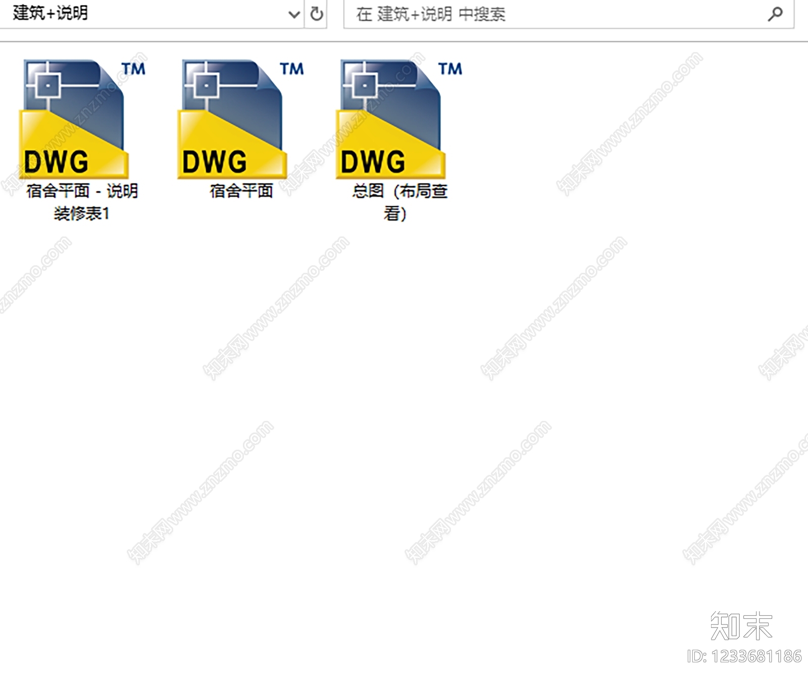 学校建筑cad施工图下载【ID:1233681186】