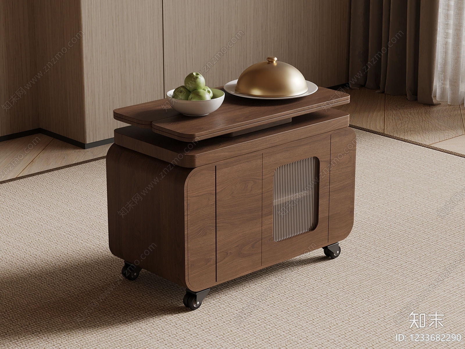 中古风边几3D模型下载【ID:1233682290】