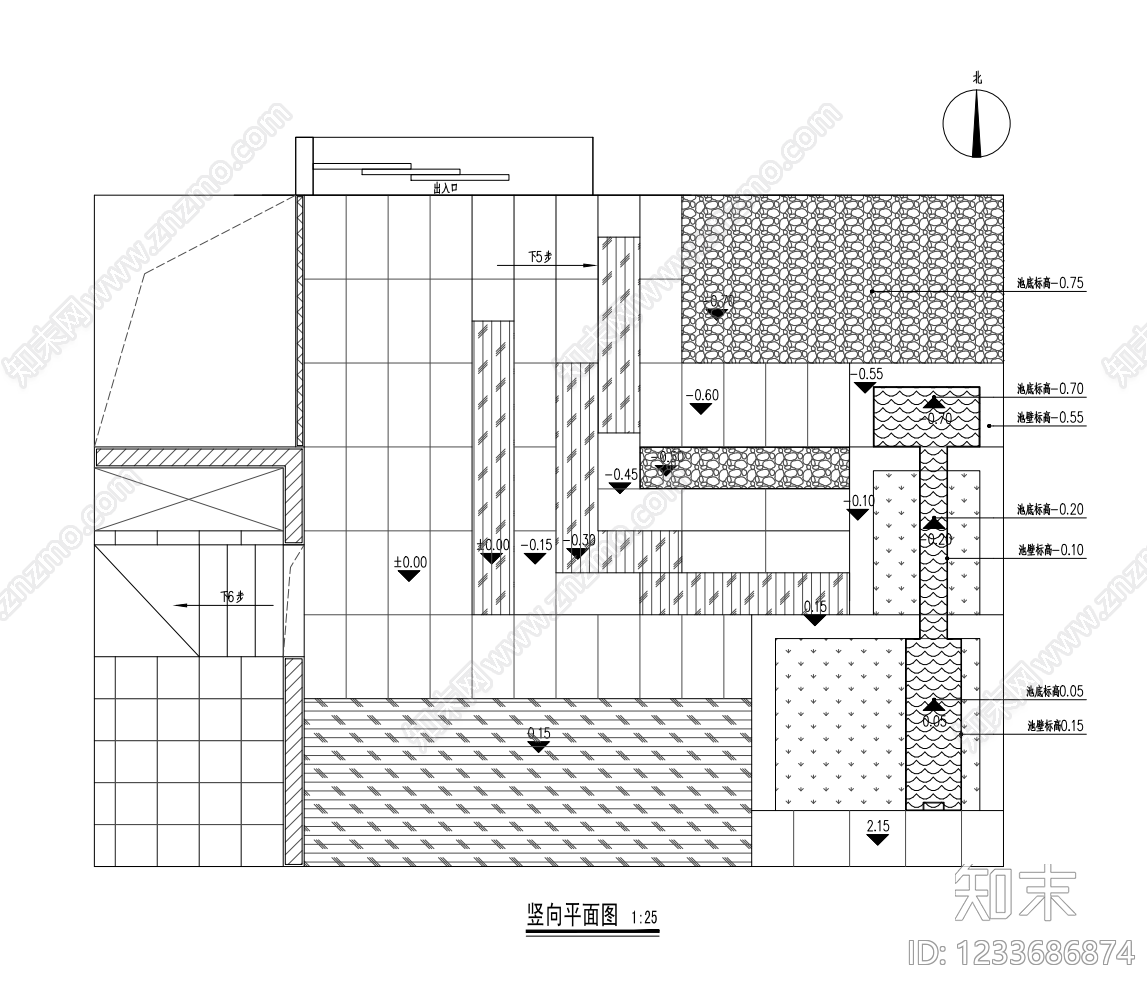 景观节点cad施工图下载【ID:1233686874】
