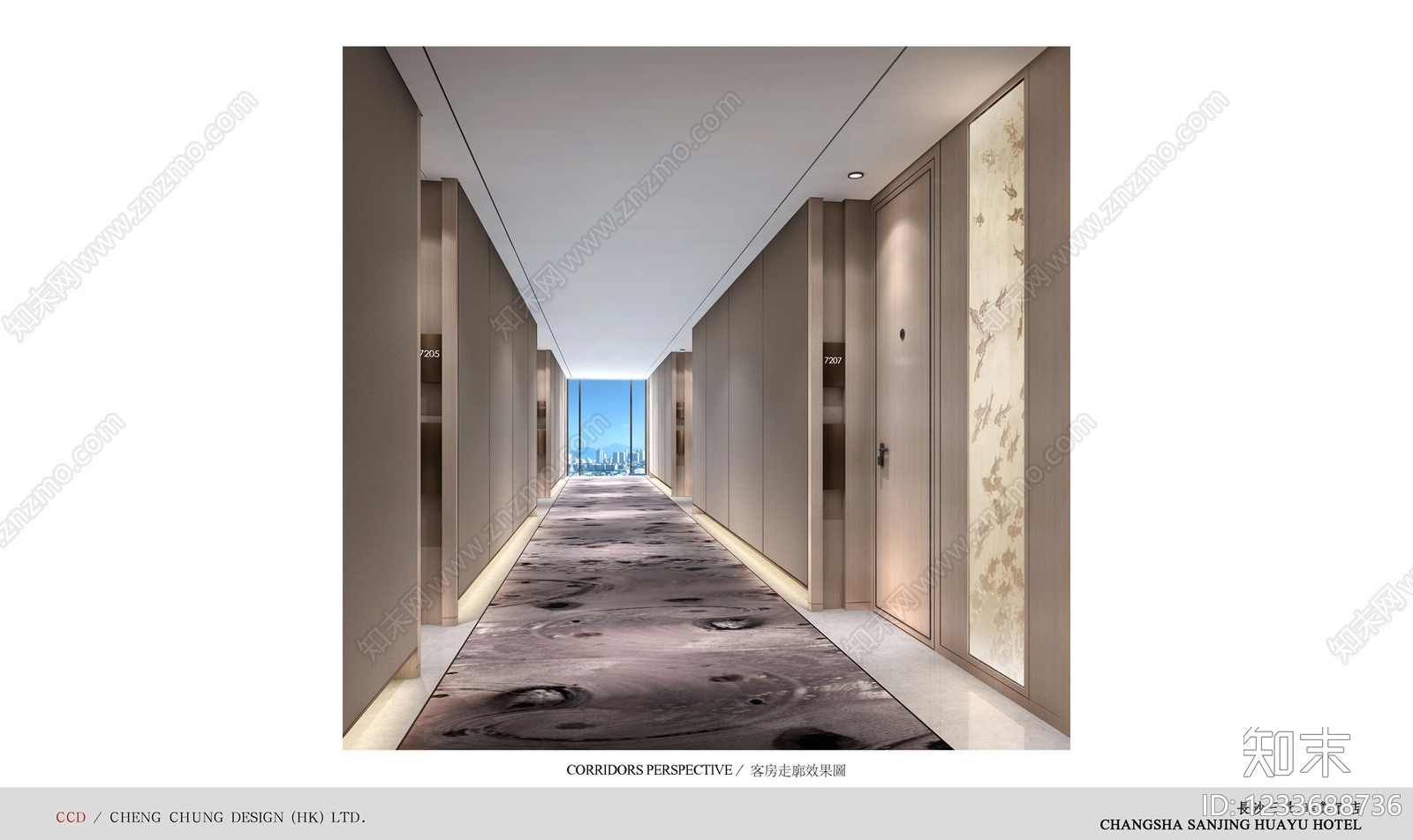酒店客房cad施工图下载【ID:1233688736】