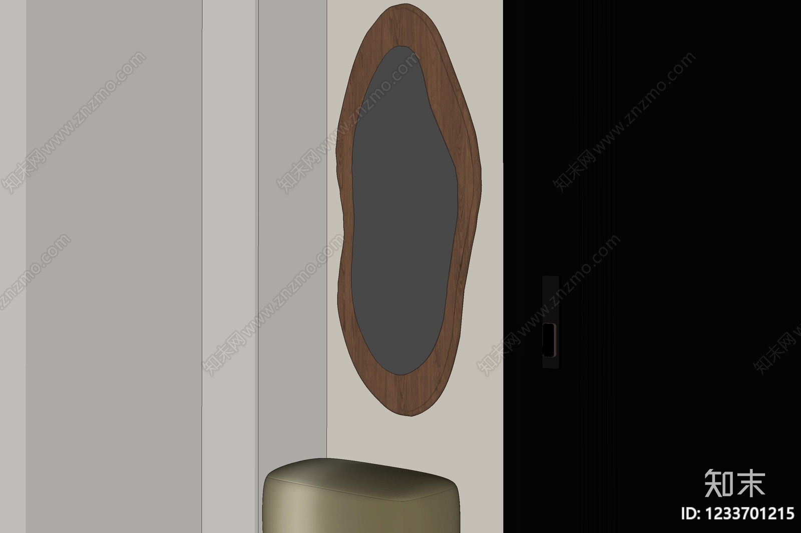 中古风镜子SU模型下载【ID:1233701215】