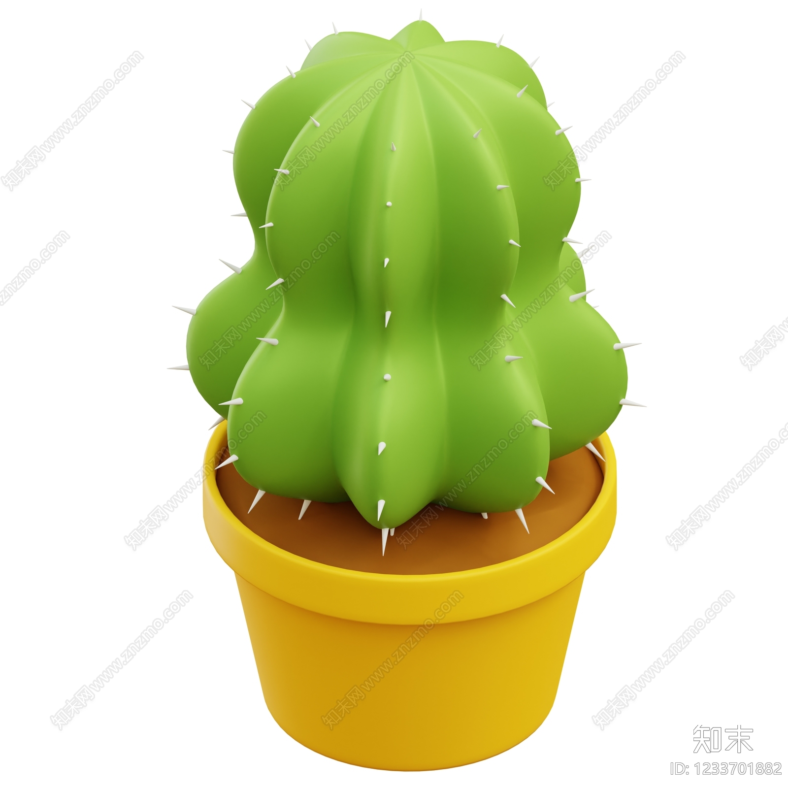 现代沙漠植物3D模型下载【ID:1233701882】