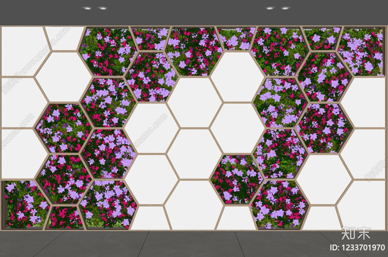 现代绿植墙SU模型下载【ID:1233701970】
