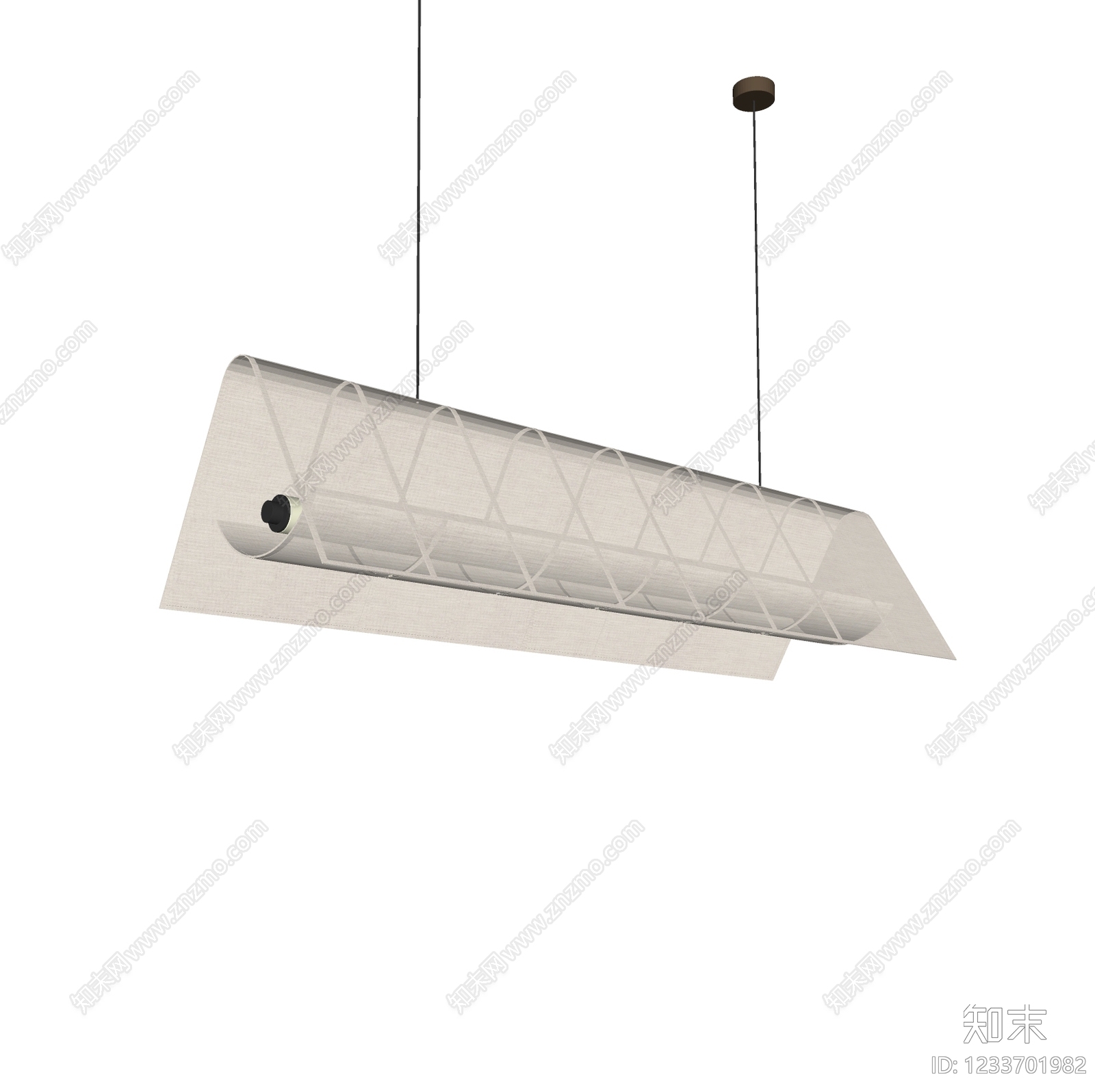 极简餐厅吊灯SU模型下载【ID:1233701982】