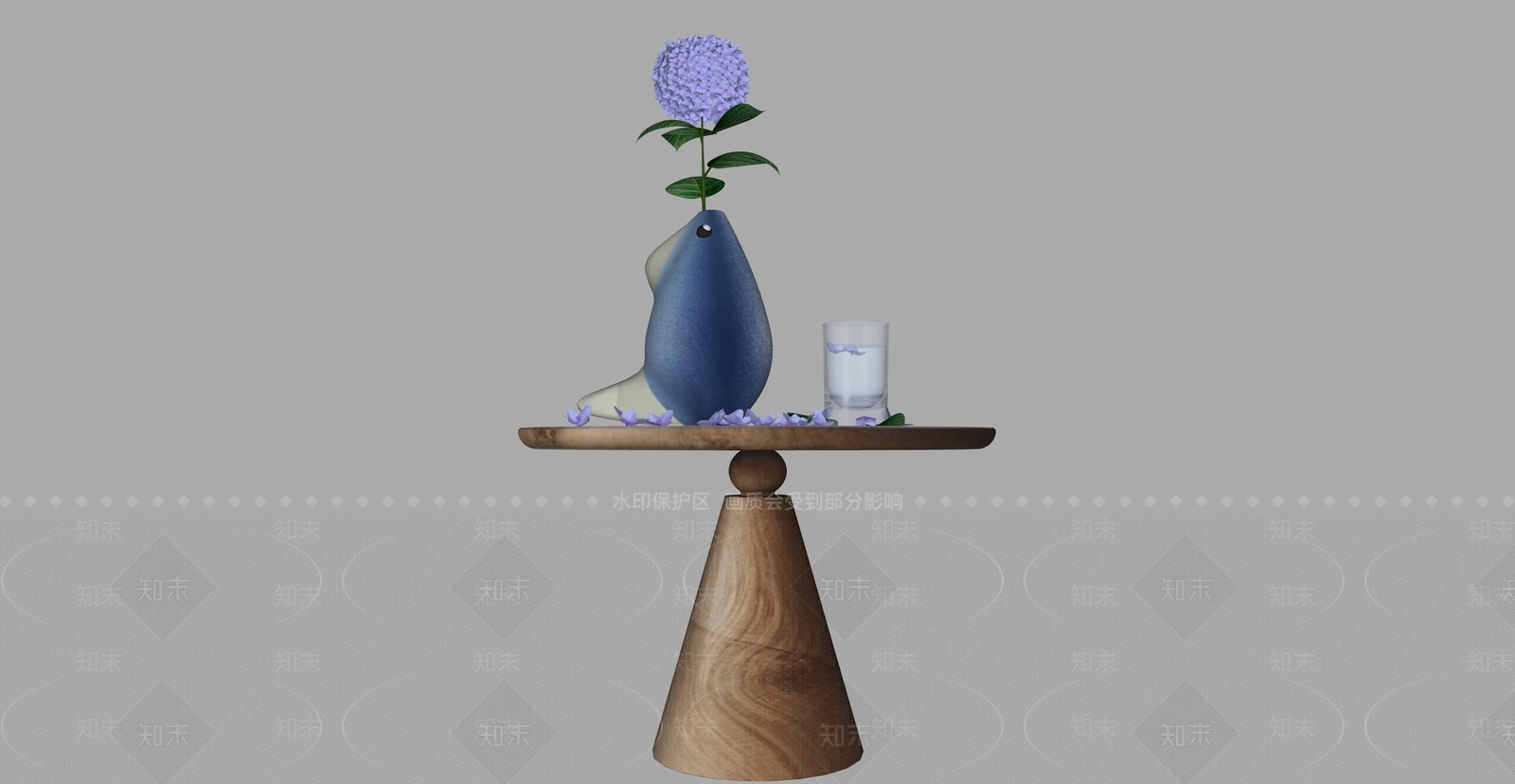 现代花瓶SU模型下载【ID:1233703399】