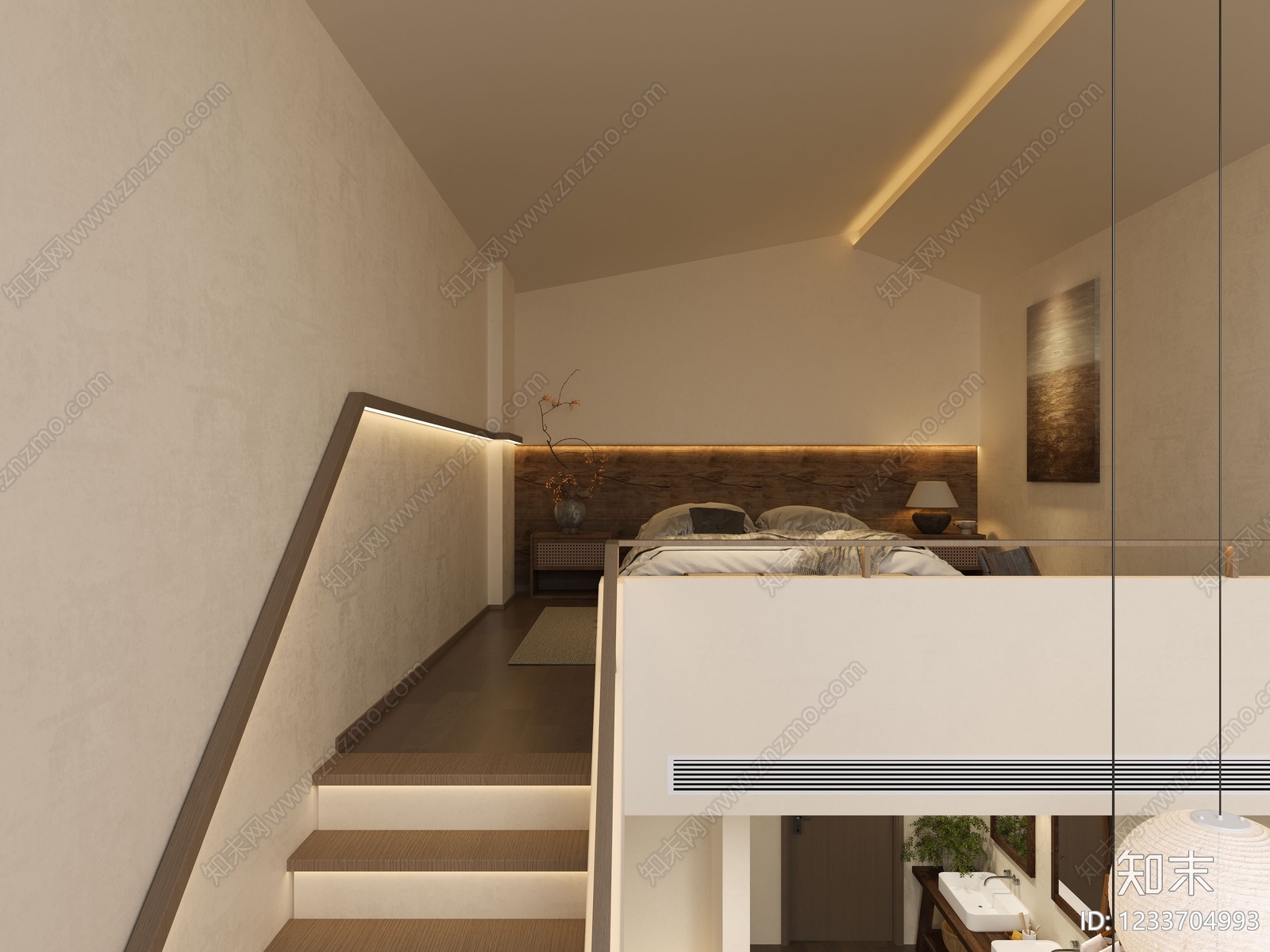 侘寂民宿3D模型下载【ID:1233704993】