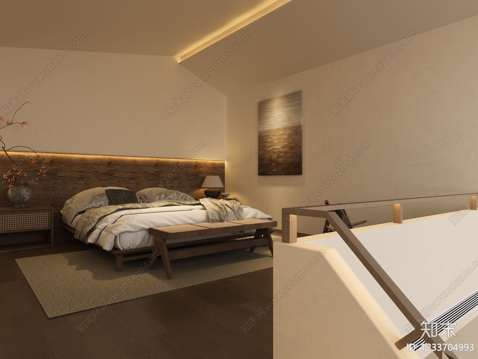 侘寂民宿3D模型下载【ID:1233704993】