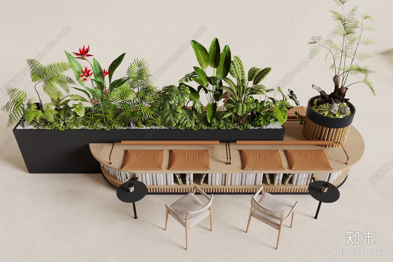 原木风花境3D模型下载【ID:1233705876】