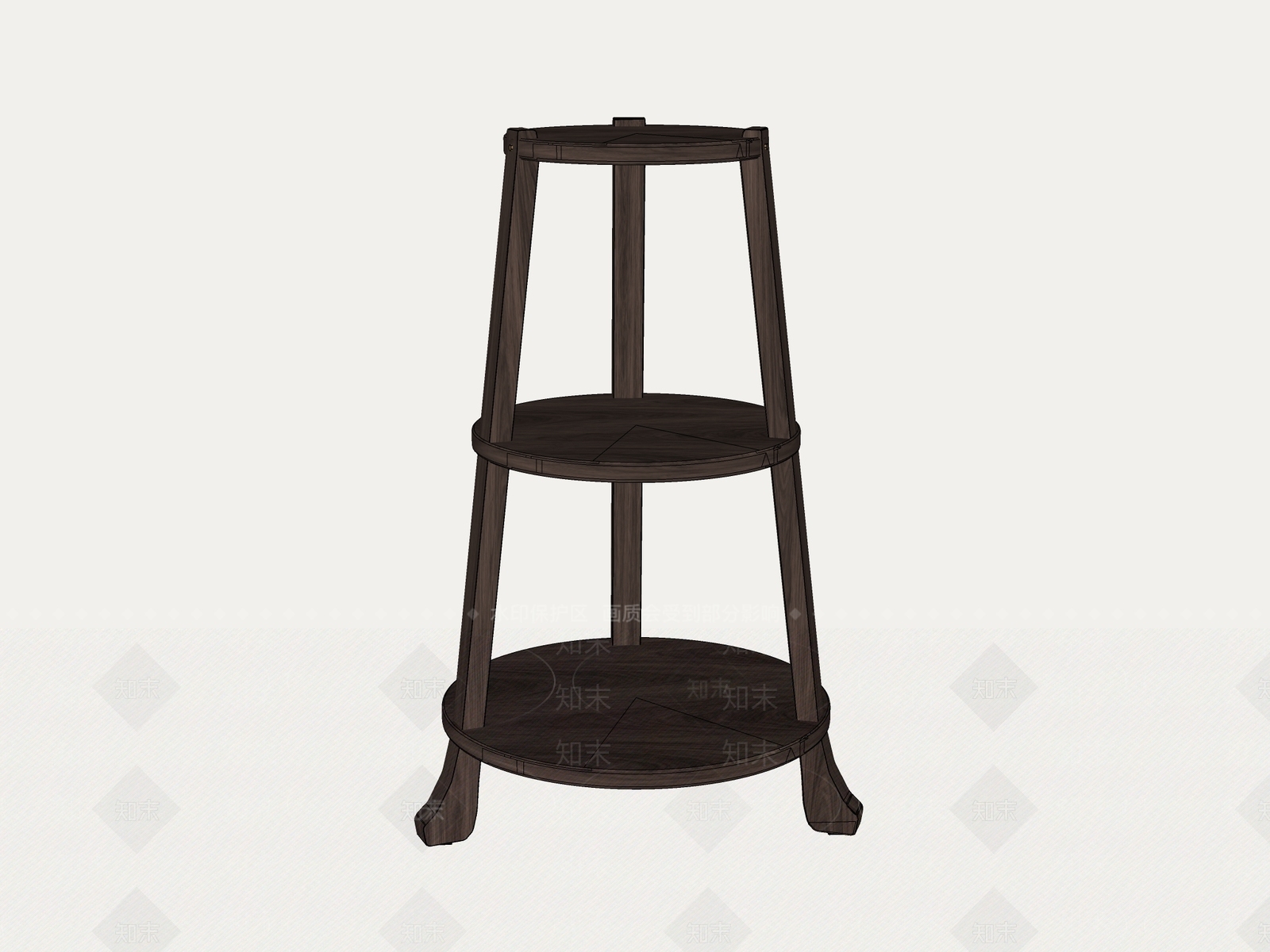 中古风花几SU模型下载【ID:1233710321】