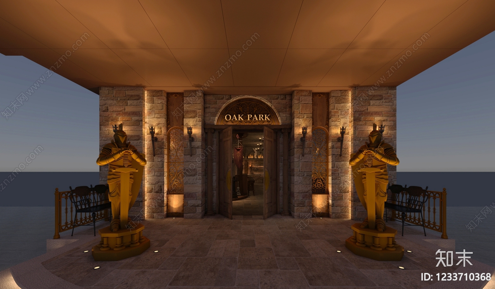 欧式酒馆3D模型下载【ID:1233710368】