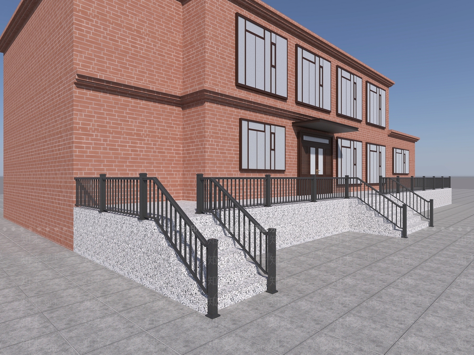 现代主义其他住宅外观3D模型下载【ID:1233712427】