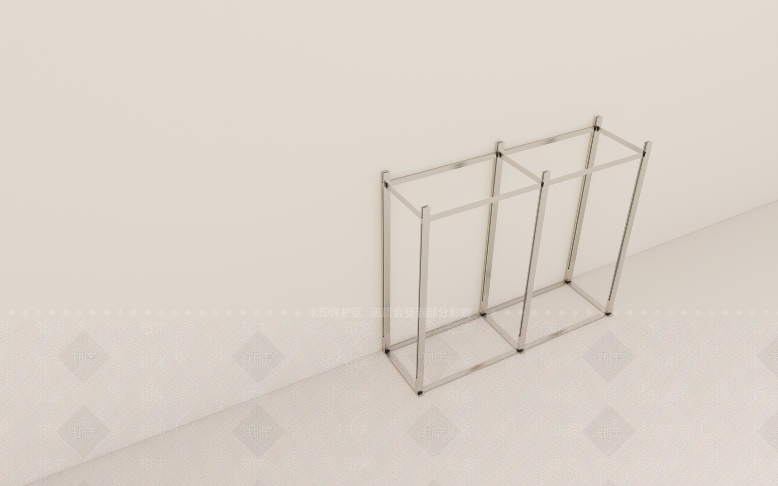 极简晾衣架SU模型下载【ID:1233713933】