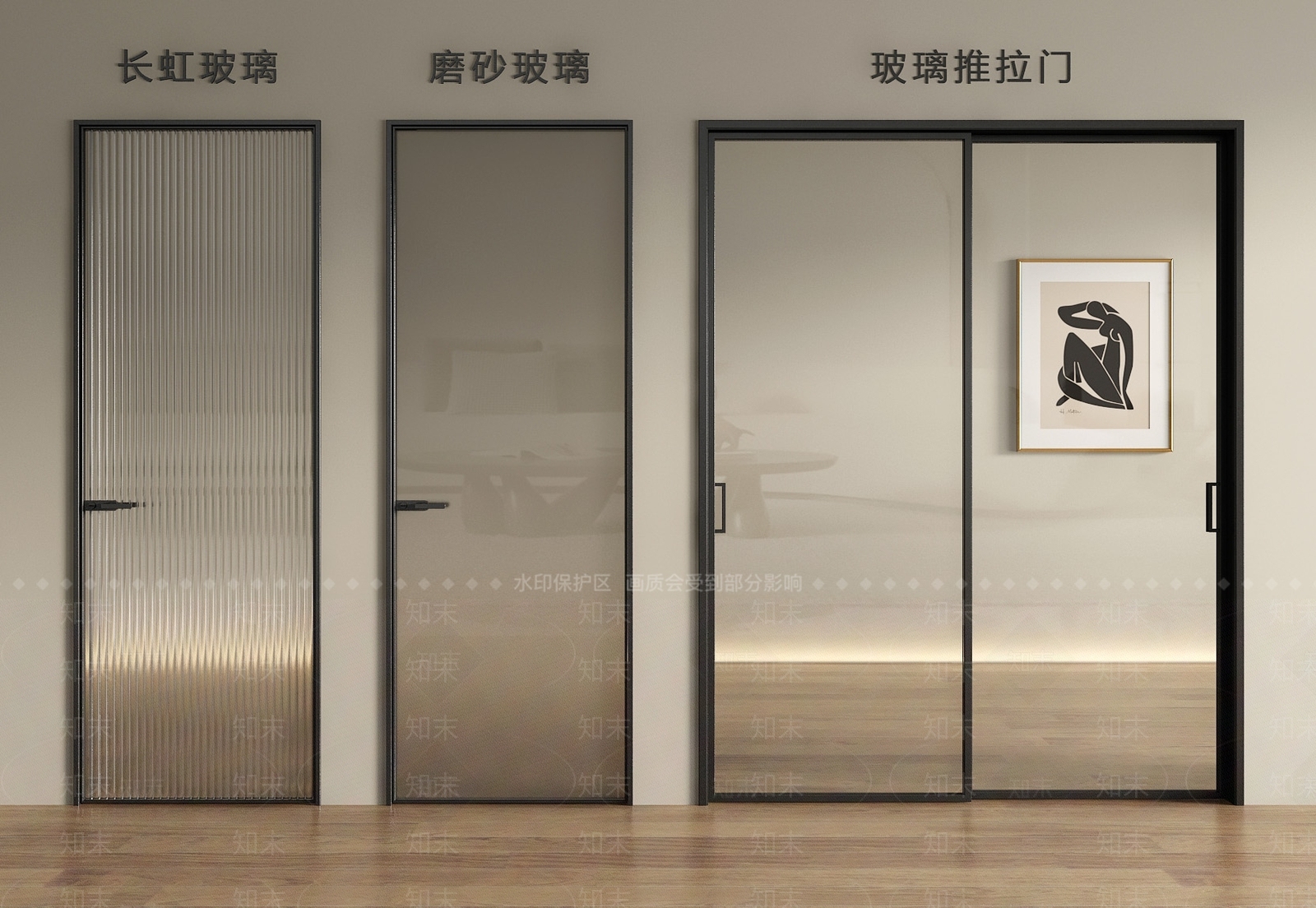 现代简约单开门3D模型下载【ID:1233715743】