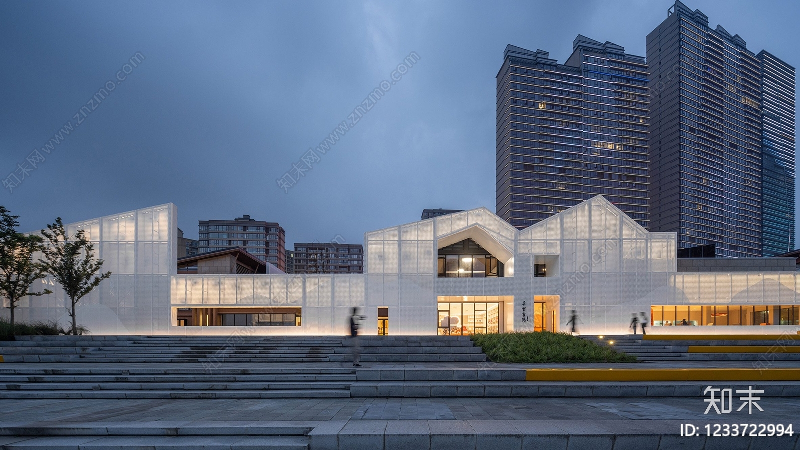 商业建筑cad施工图下载【ID:1233722994】