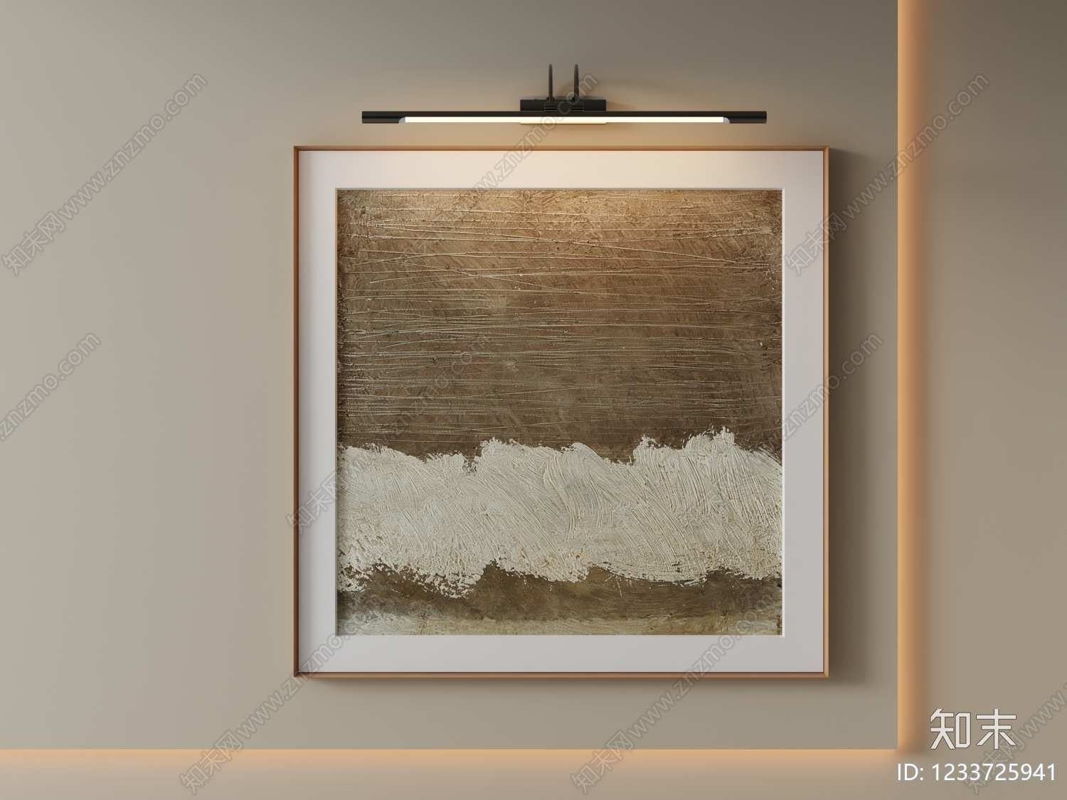 侘寂挂画SU模型下载【ID:1233725941】
