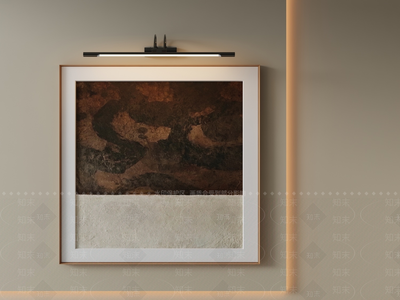 侘寂挂画SU模型下载【ID:1233726045】