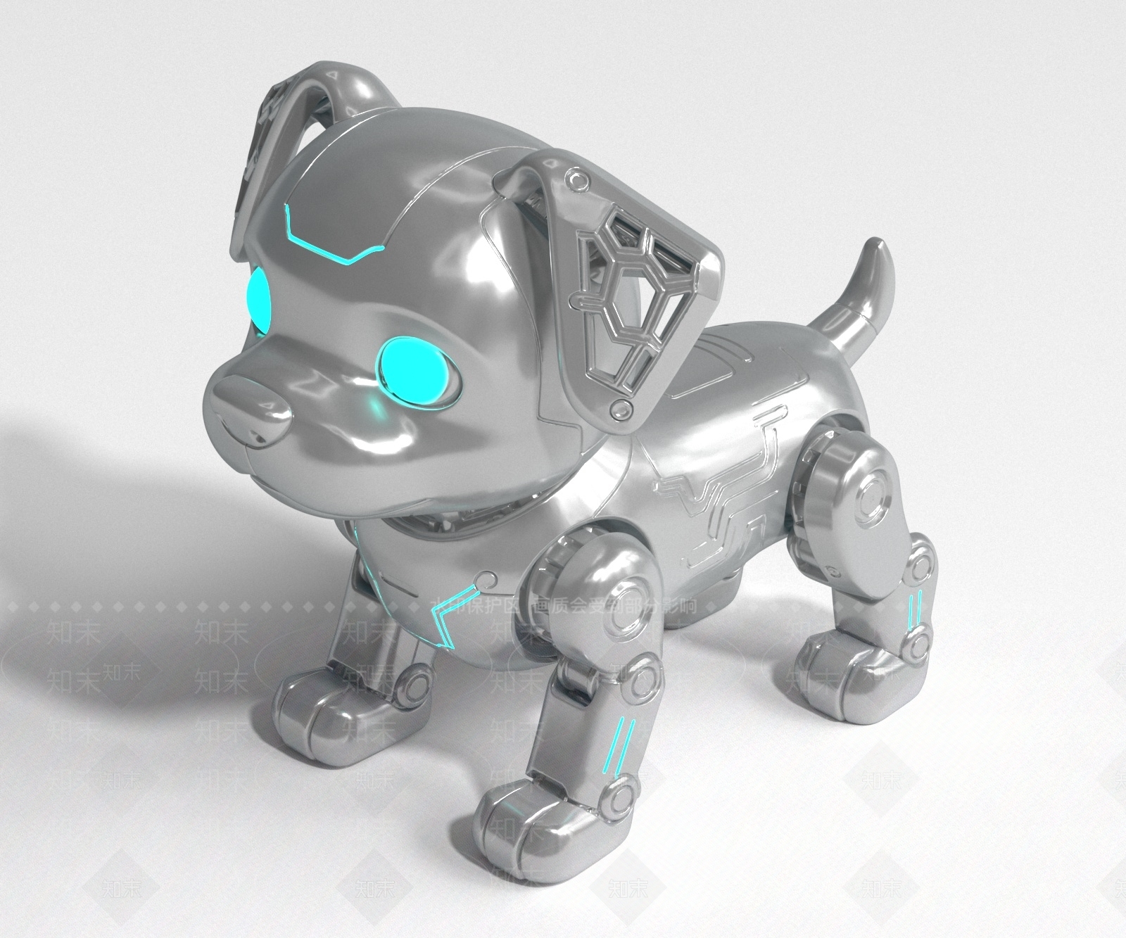 未来主义狗3D模型下载【ID:1233735048】