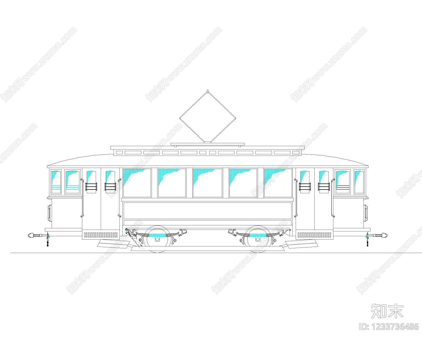 复古交通工具图库CAD图纸