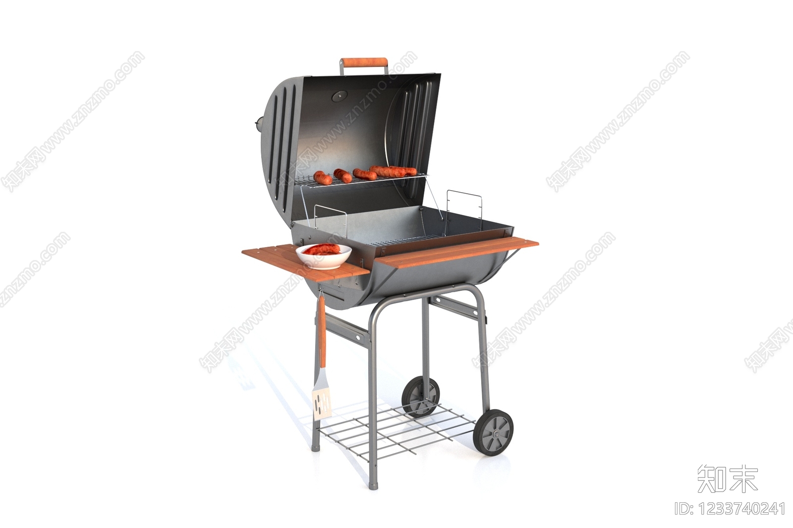 工业风厨具3D模型渲染效果图