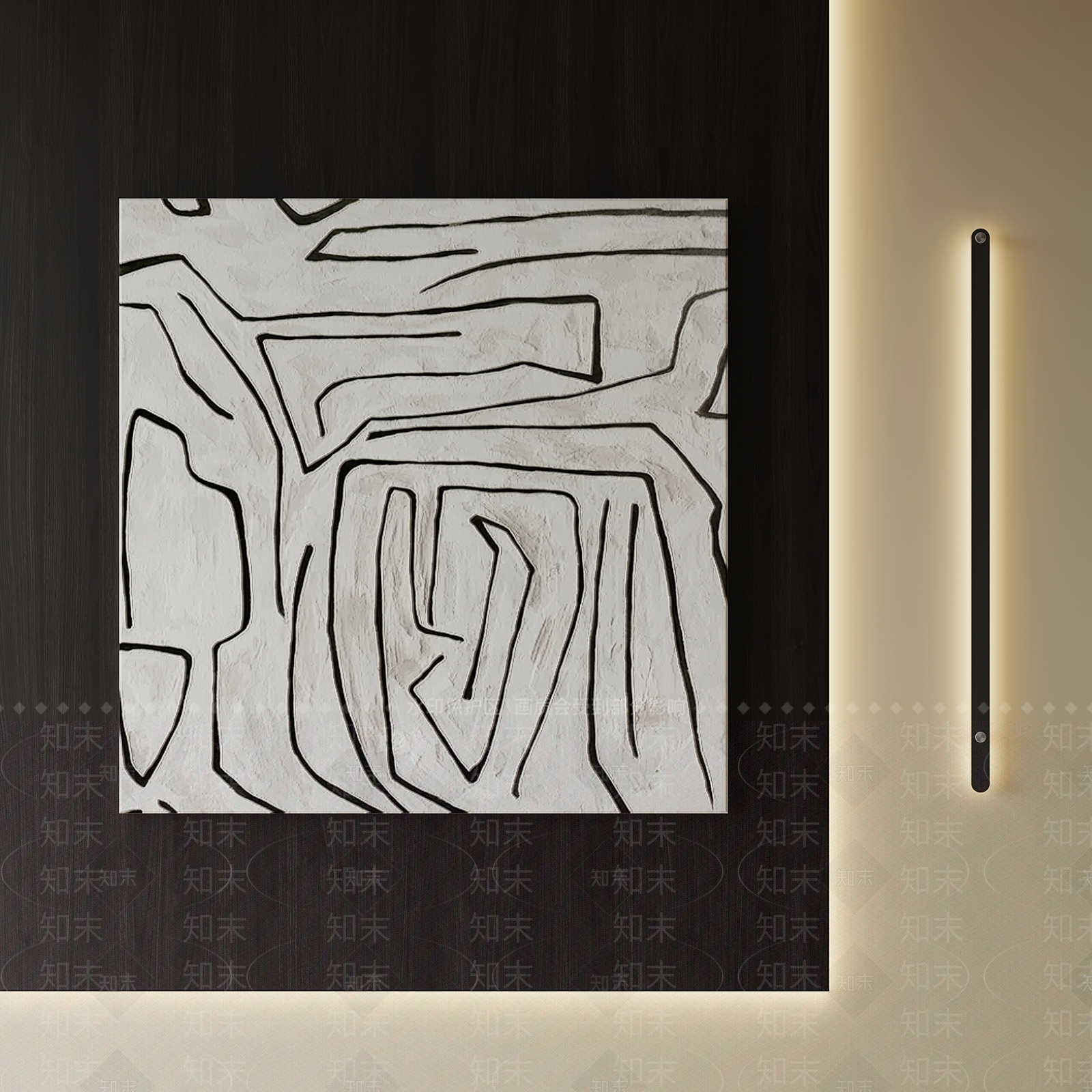 挂画SU模型下载【ID:1233752147】
