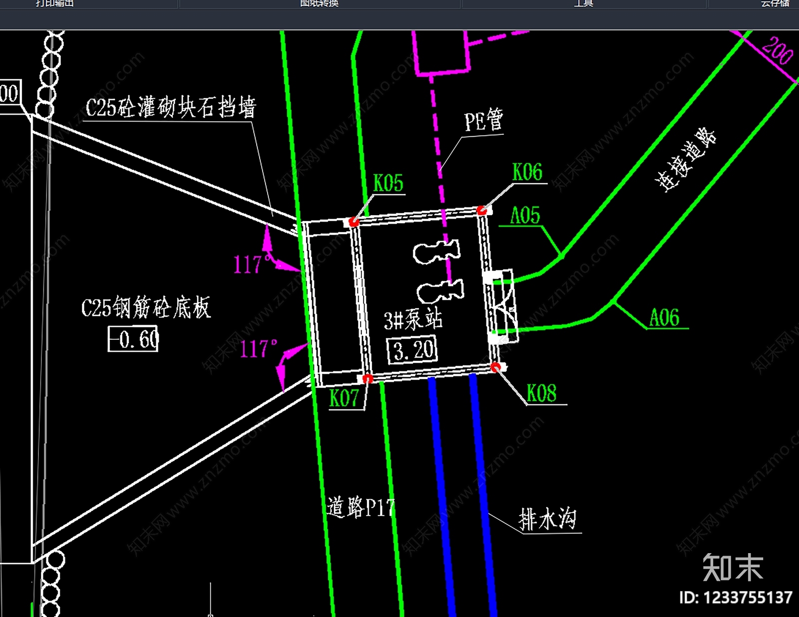 农业观光园区cad施工图下载【ID:1233755137】