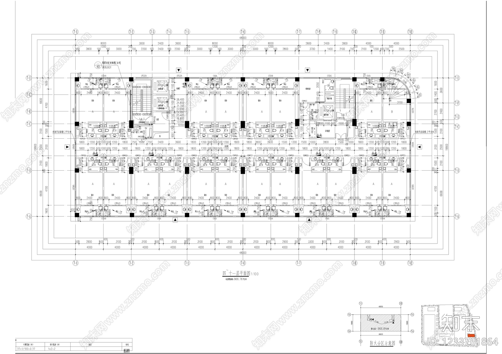 产业园建筑cad施工图下载【ID:1233761864】