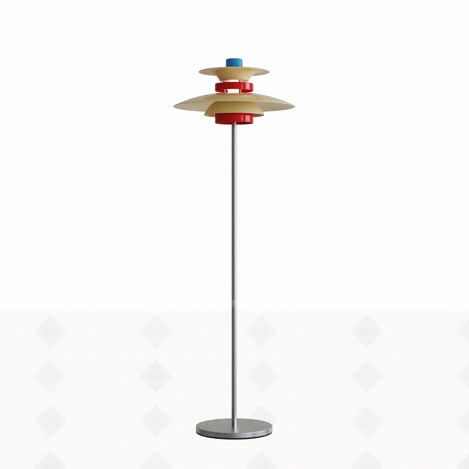 北欧落地灯3D模型下载【ID:1233784054】