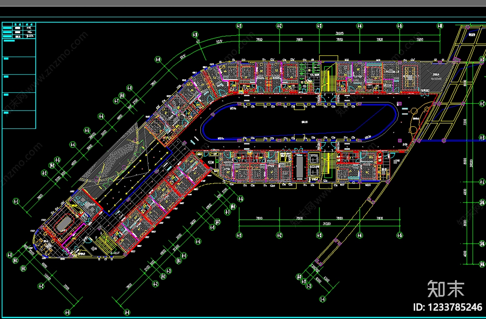 医院建筑cad施工图下载【ID:1233785246】