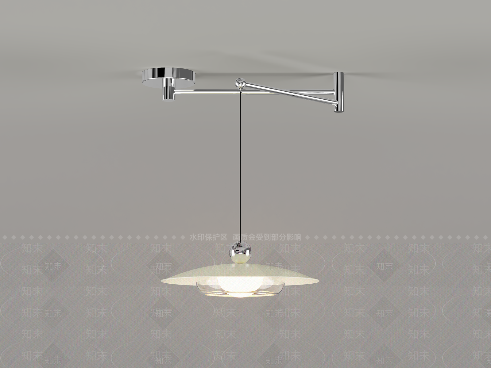 现代简约小吊灯3D模型下载【ID:1233786337】