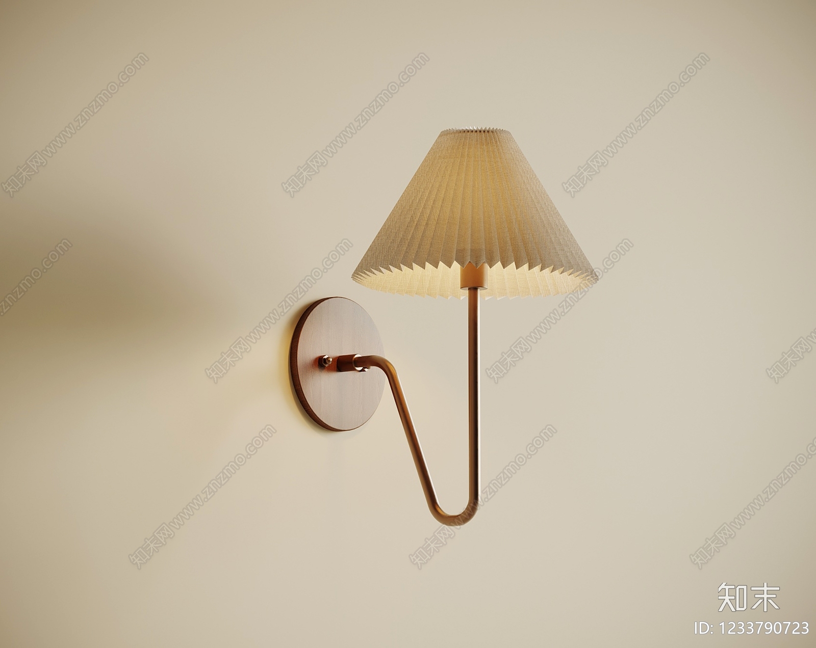 中古风壁灯SU模型下载【ID:1233790723】
