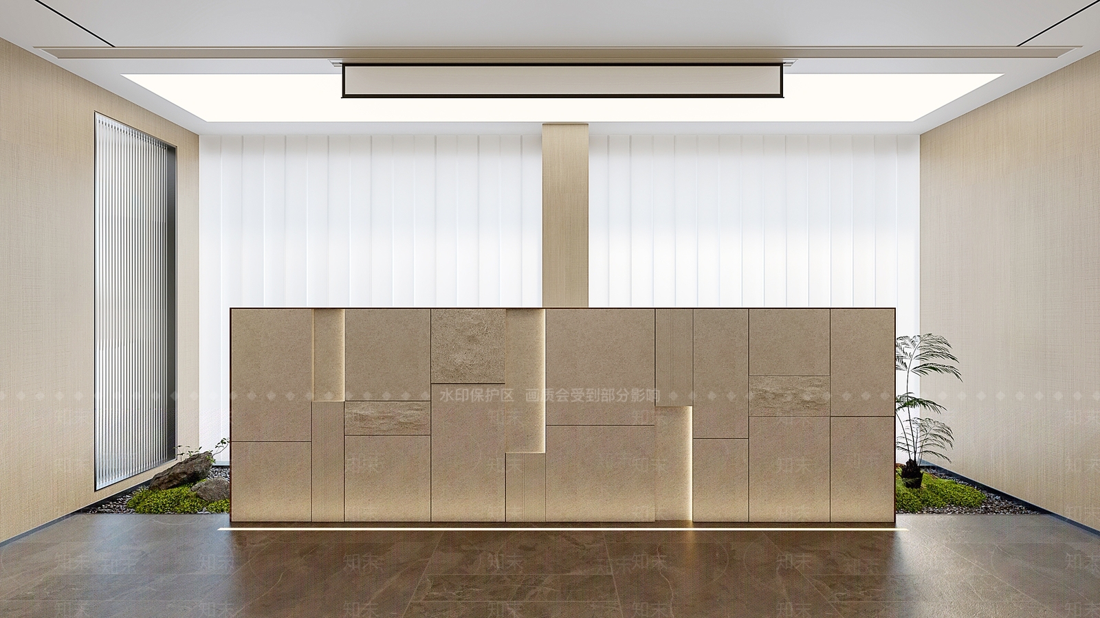 新中式接待室SU模型下载【ID:1233802568】