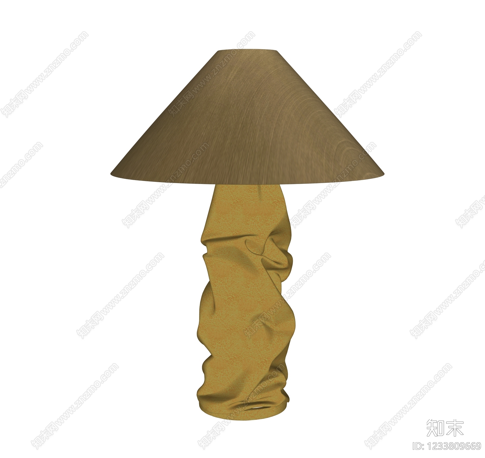 轻奢台灯SU模型下载【ID:1233809669】